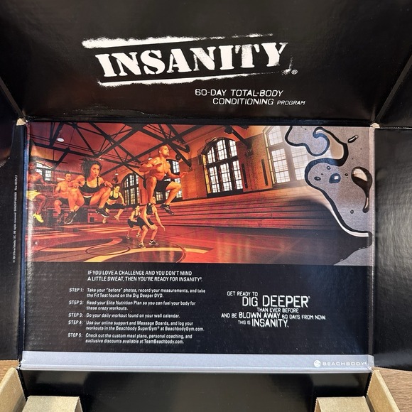 Insanity 60 Day Total Body Conditioning Workout Program DVD Beachbody Box Set - Picture 2 of 16